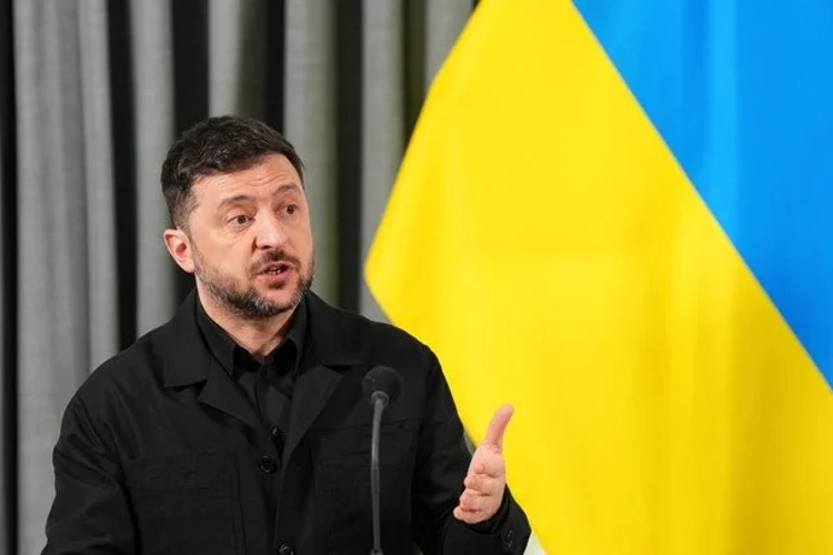 Президент України Володимир Зеленський на спільній пресконференції з прем'єр-міністром Канади Марком Карні 10 вересня 2026